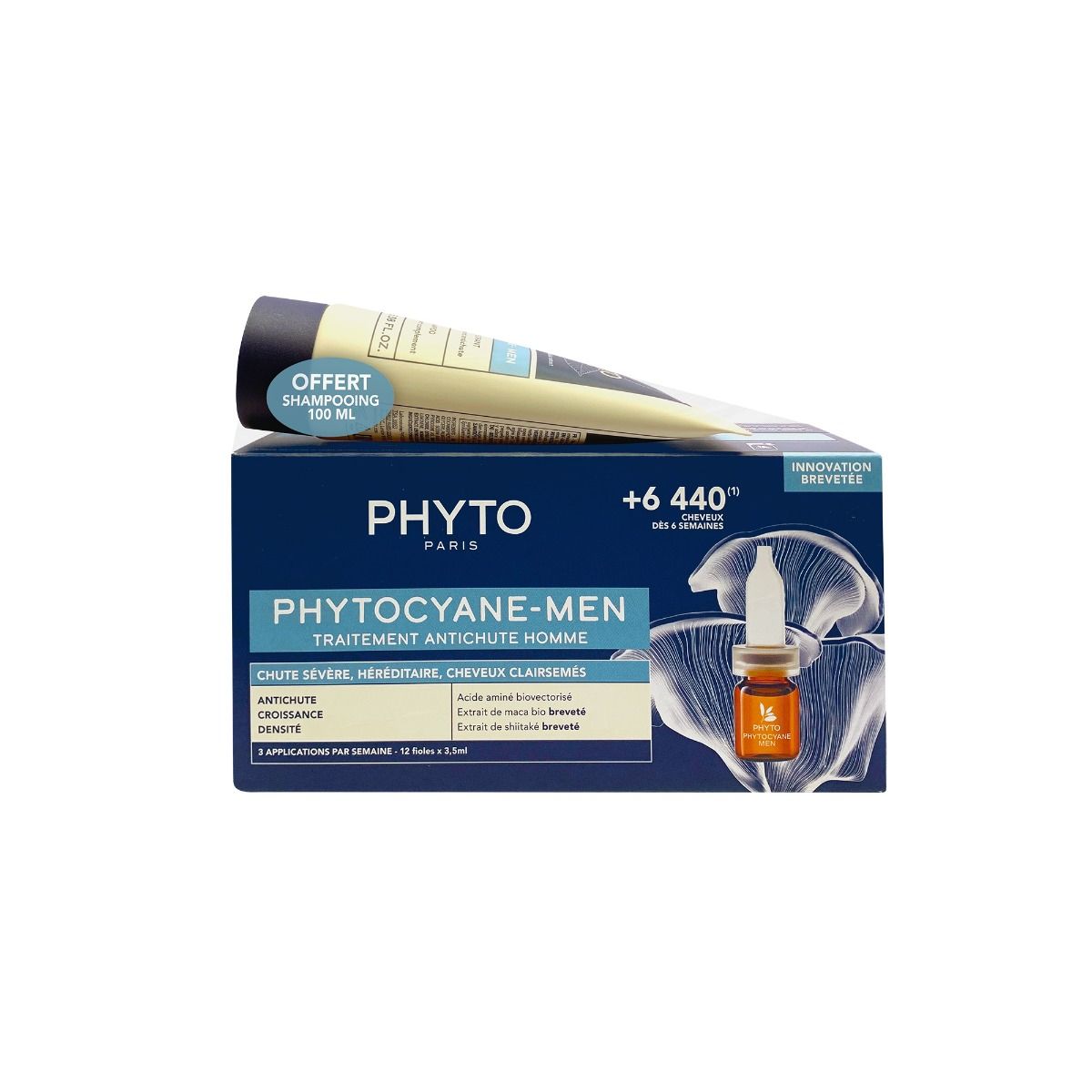 Phytocyane Behandlung Gegen Haarausfall Set Männer