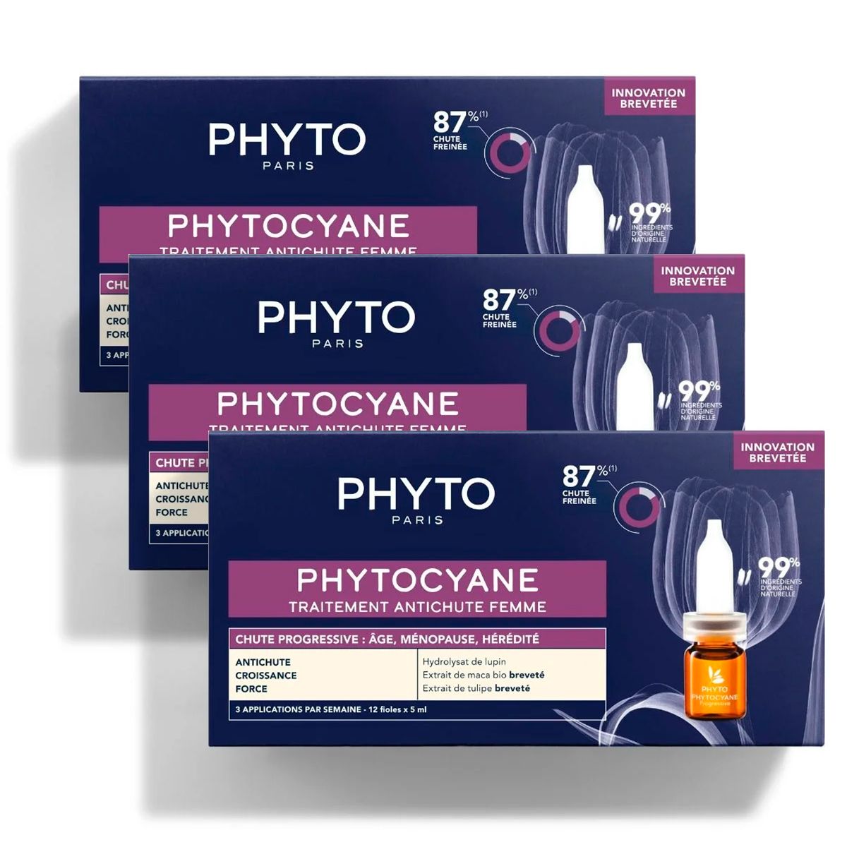Phytocyane Behandlung gegen Haarausfall Frauen Trio
