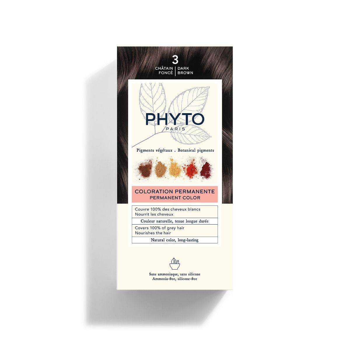 PHYTO COLORATION 3 Dunkelbraun