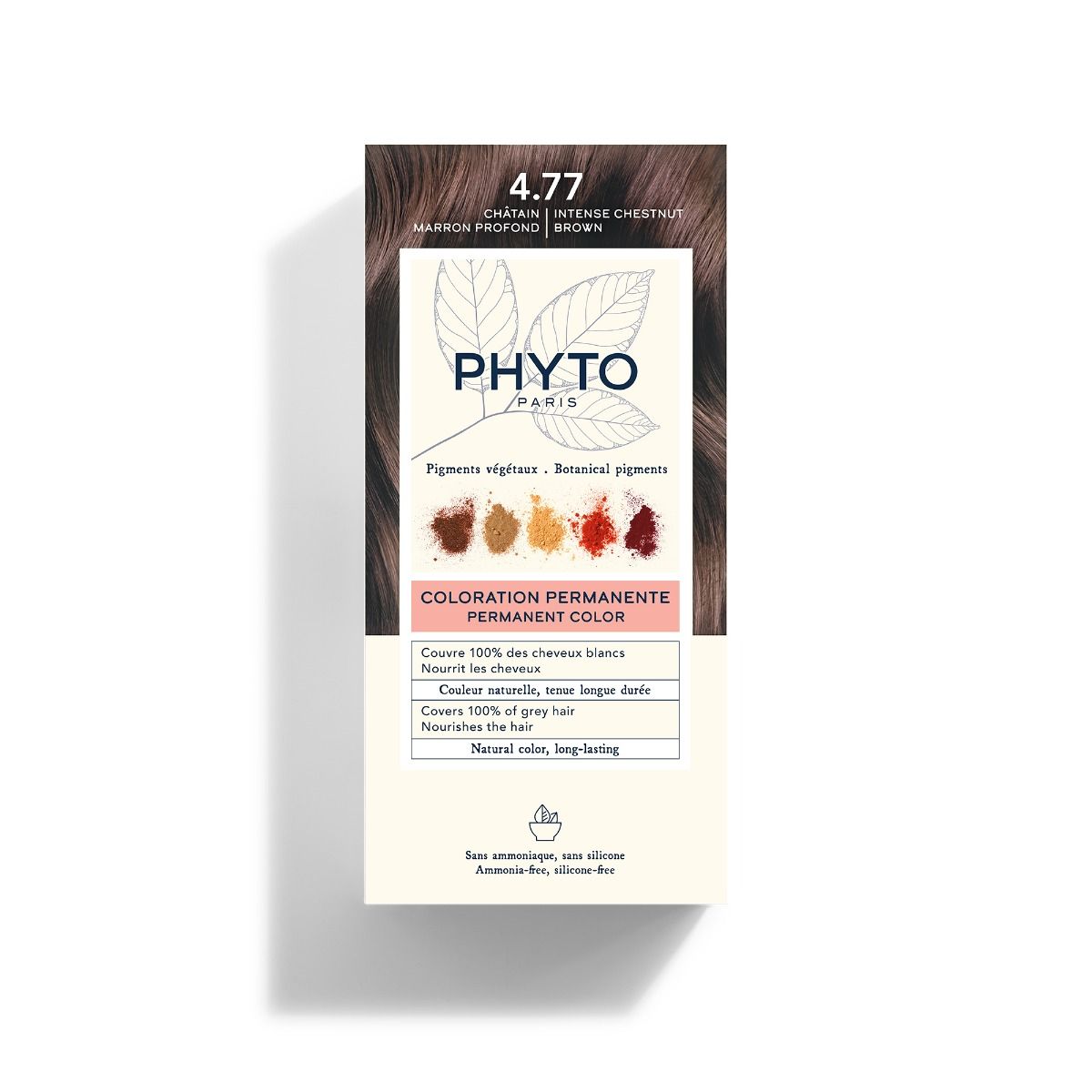 PHYTO COLORATION 4.77 Intensives Kastanienbraun
